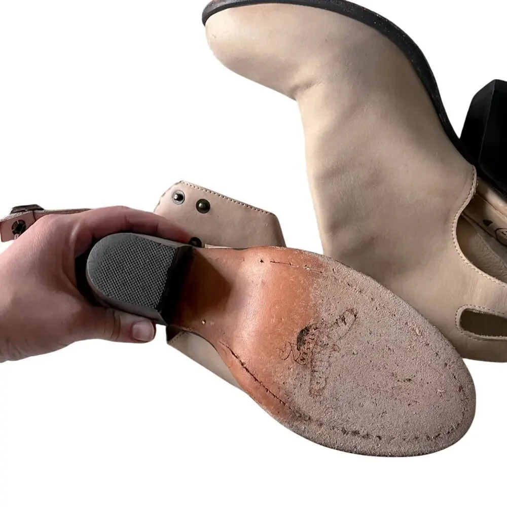 Smoke Bootie in Beige Freebird by Steven Color:Beige